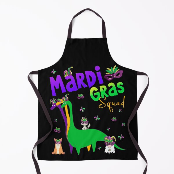 Item preview, Mardi Gras Squad Funny Dinosaur Cat Gnome Corgi Mardi Gras designed and sold by r-silver.