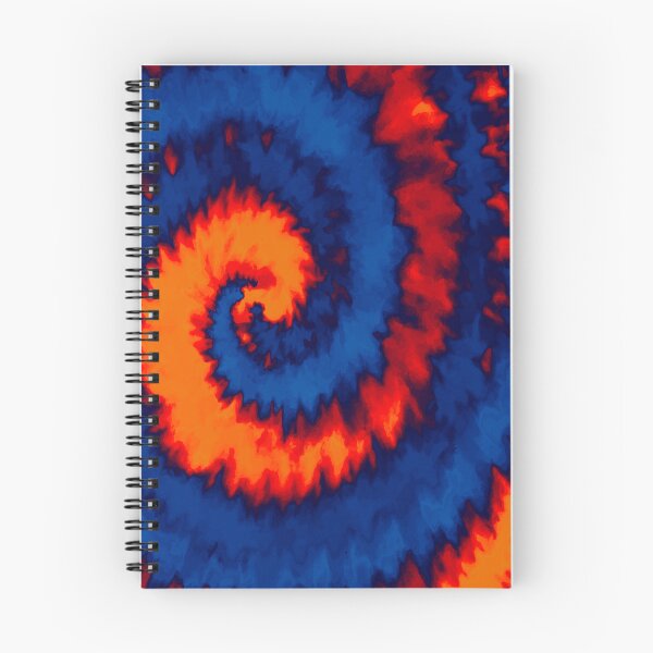 Item preview, Colorful Swirl in Blue & Orange Shades Pattern 58 designed and sold by Manal-Patterns.