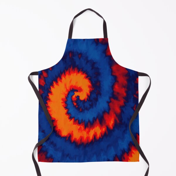 Item preview, Colorful Swirl in Blue & Orange Shades Pattern 58 designed and sold by Manal-Patterns.