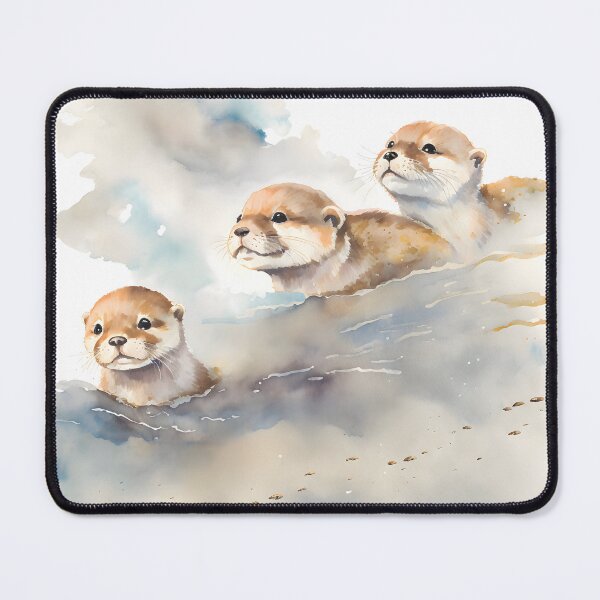 Item preview, Cute baby otters designed and sold by EmilyDayDreams.