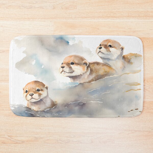 Item preview, Cute baby otters designed and sold by EmilyDayDreams.