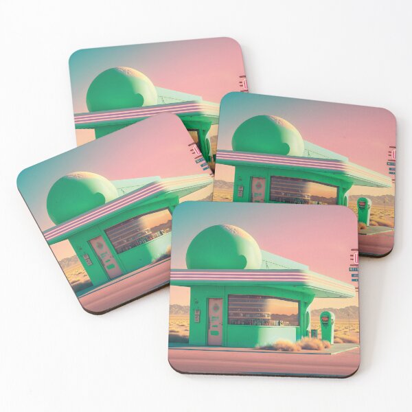 Item preview, Colorful  desert landscape - Pink and blue sky designed and sold by PimpMyPet.