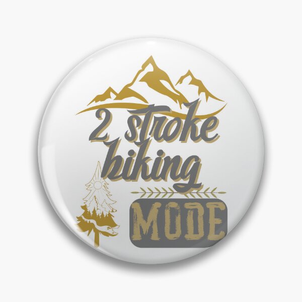 Item preview, 2 stroke biking mode, forest river sun inside tree pine designed and sold by movie-popcorn.