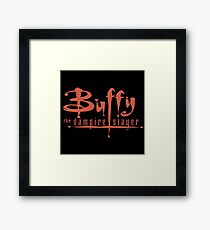 Buffy The Vampire Slayer Logo Framed Print