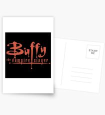 Buffy The Vampire Slayer Logo Postcards