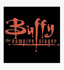 Buffy The Vampire Slayer Logo Photographic Print
