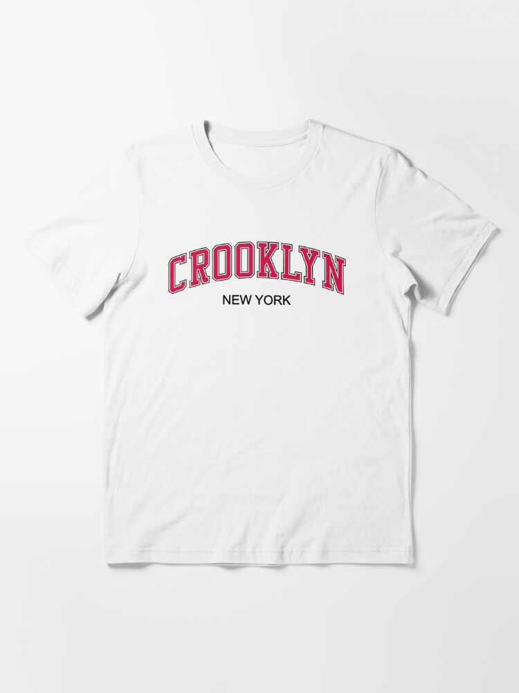 Crooklyn Red On White Baseball Jersey