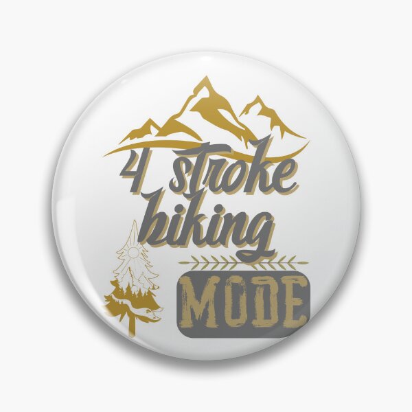Item preview, 4 stroke biking mode, forest river sun inside tree pine designed and sold by movie-popcorn.