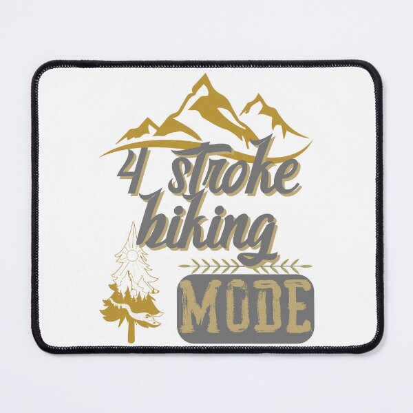 Item preview, 4 stroke biking mode, forest river sun inside tree pine designed and sold by movie-popcorn.