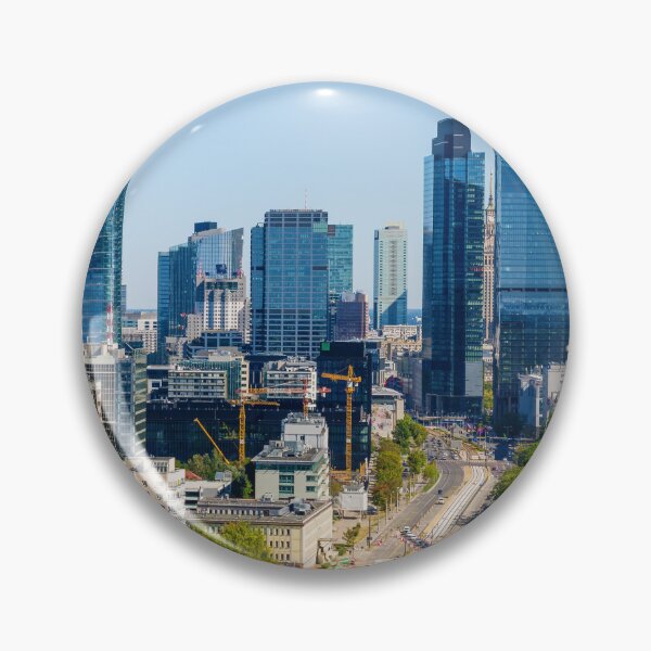 Item preview, Warsaw city center aerial panorama designed and sold by Lukasz Szczepanski.