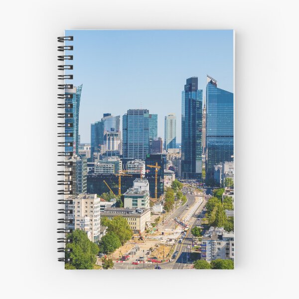 Item preview, Warsaw city center aerial panorama designed and sold by Lukasz Szczepanski.