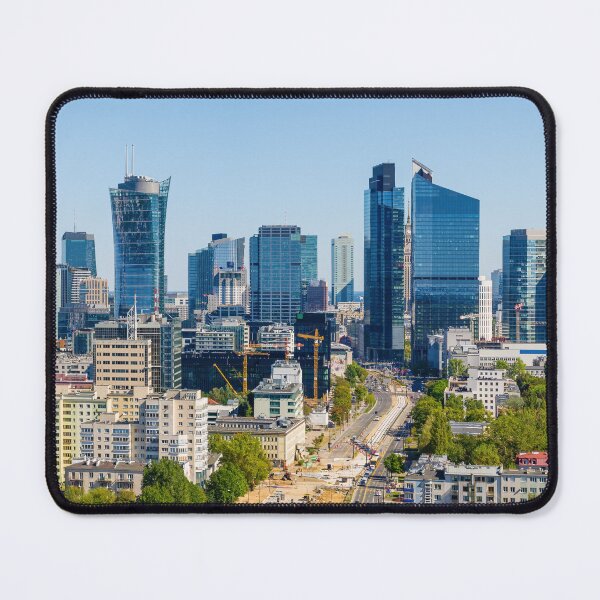Item preview, Warsaw city center aerial panorama designed and sold by Lukasz Szczepanski.