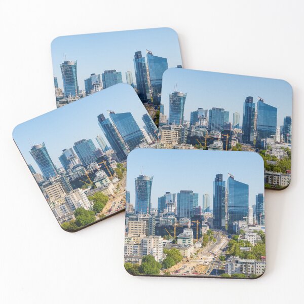 Item preview, Warsaw city center aerial panorama designed and sold by Lukasz Szczepanski.