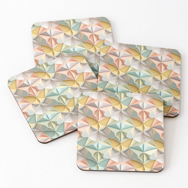 Item preview, Geometric Repeating Pattern, pastel colours designed and sold by WilbDigital.