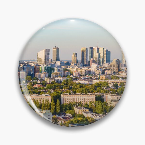 Item preview, Warsaw city center aerial panorama designed and sold by Lukasz Szczepanski.