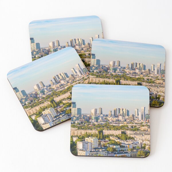Item preview, Warsaw city center aerial panorama designed and sold by Lukasz Szczepanski.
