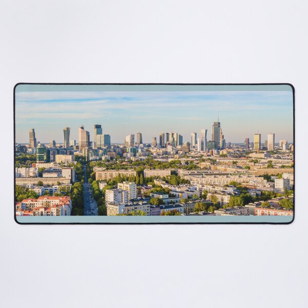 Item preview, Warsaw city center aerial panorama designed and sold by Lukasz Szczepanski.