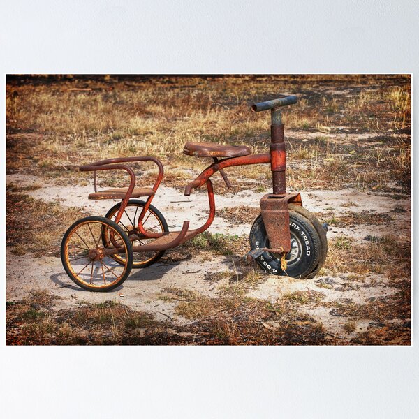 Rusty tricycle hot sale