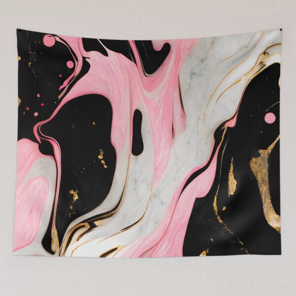 Artikelvorschau, Rosa Achat-Marmor entworfen und verkauft von ArtMadeByAI.