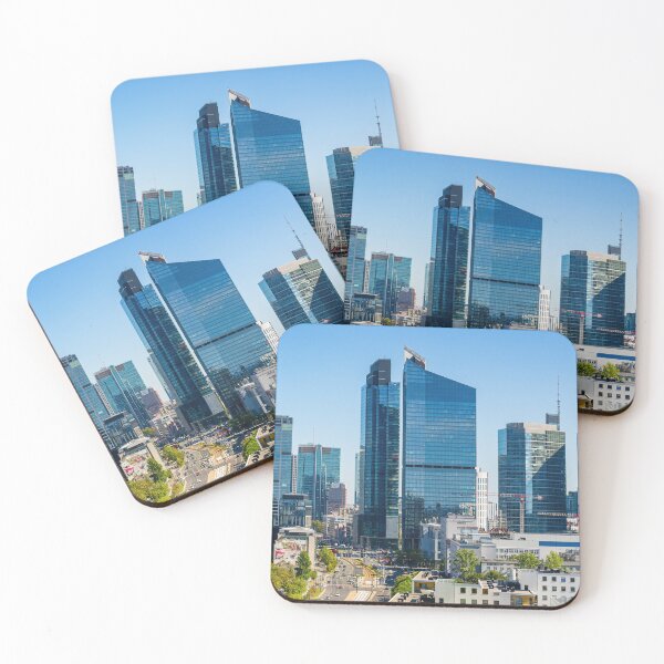 Item preview, Warsaw city center aerial panorama designed and sold by Lukasz Szczepanski.