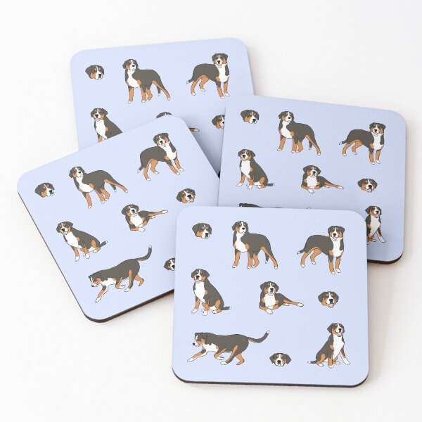 Item preview, Greater swiss mountain dog cute illustration  designed and sold by Yarafantasyart.