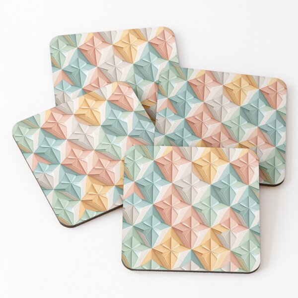 Item preview, Geometric Repeating Pattern, pastel colours designed and sold by WilbDigital.