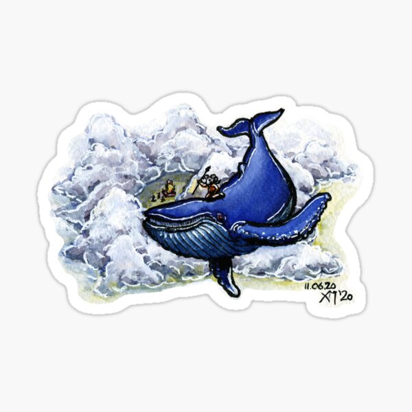 Himmelswal Sticker