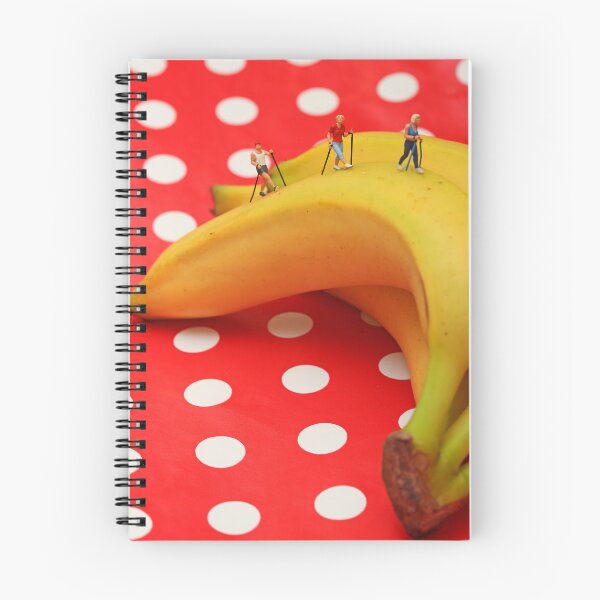 Item preview, "Banana Slopes" miniature people macro photo designed and sold by HollyCade.