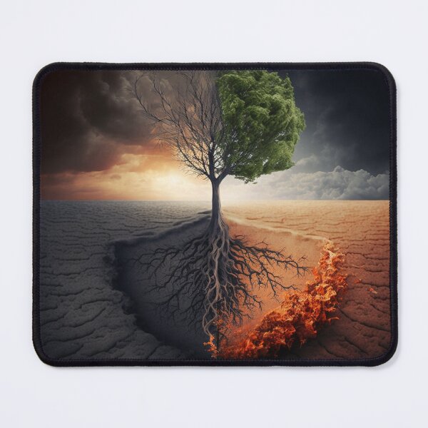 Item preview, Deserted Tree in the Desert, Global warming, Climate change designed and sold by Visual Foundry.