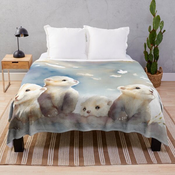 Item preview, Cute baby ferrets designed and sold by EmilyDayDreams.