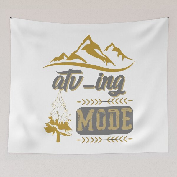 Item preview, atv-ing mode, forest river sun inside tree pine designed and sold by movie-popcorn.