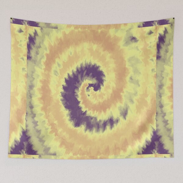 Item preview, Colorful Swirl in Purple & Yellow Shades Pattern 60 designed and sold by Manal-Patterns.