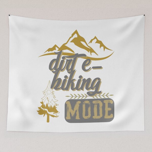 Item preview, dirt e-biking mode, forest river sun inside tree pine designed and sold by movie-popcorn.