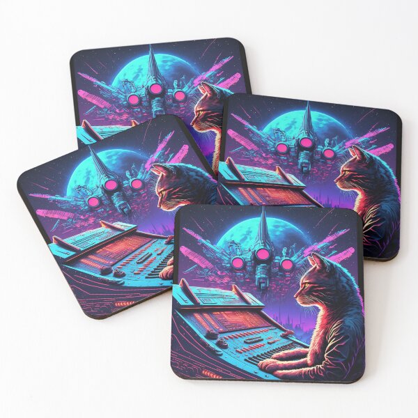 Item preview, Cats & Synthesizers 2 designed and sold by Mono.fi Studios.