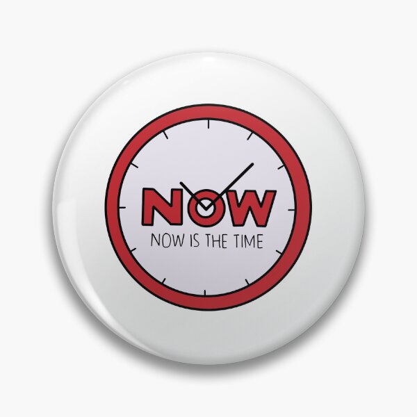Item preview, Now Is The Time Clock  designed and sold by Puffoo.