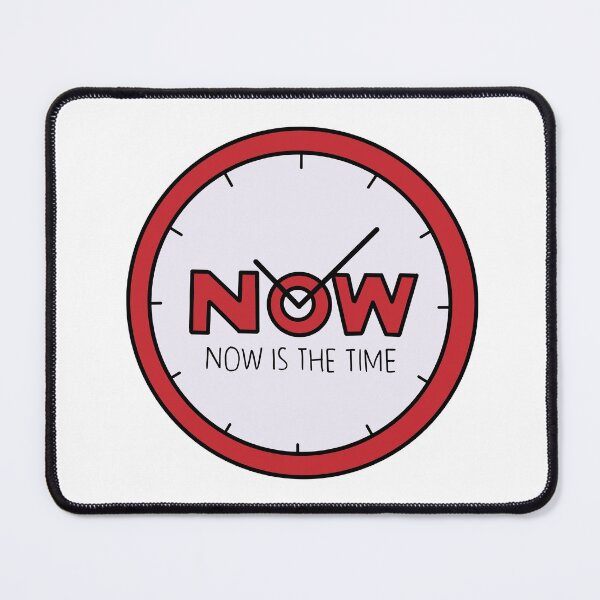 Item preview, Now Is The Time Clock  designed and sold by Puffoo.
