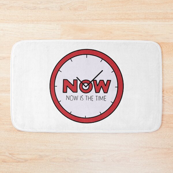Item preview, Now Is The Time Clock  designed and sold by Puffoo.