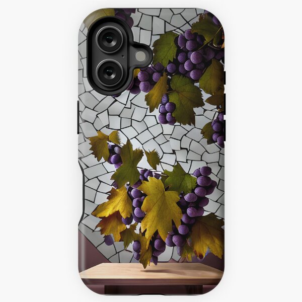 Item preview, Modern style mosaic grapes  designed and sold by Aleksandra Dovzhik.