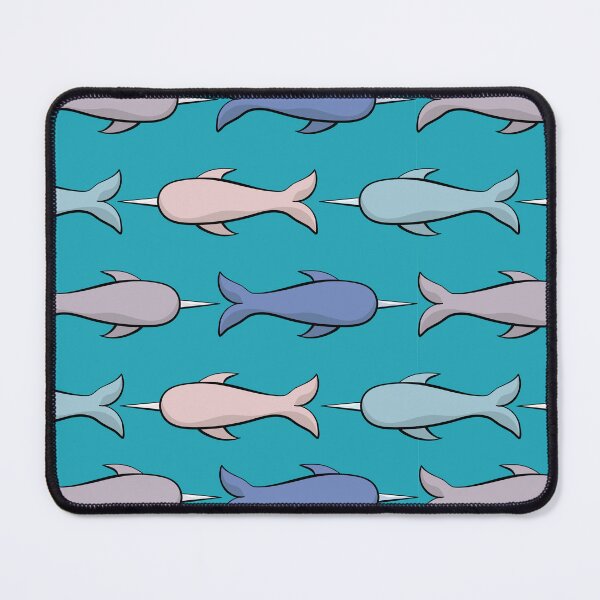 Item preview, Minimalist Pastel Narwhales designed and sold by InkLayer.