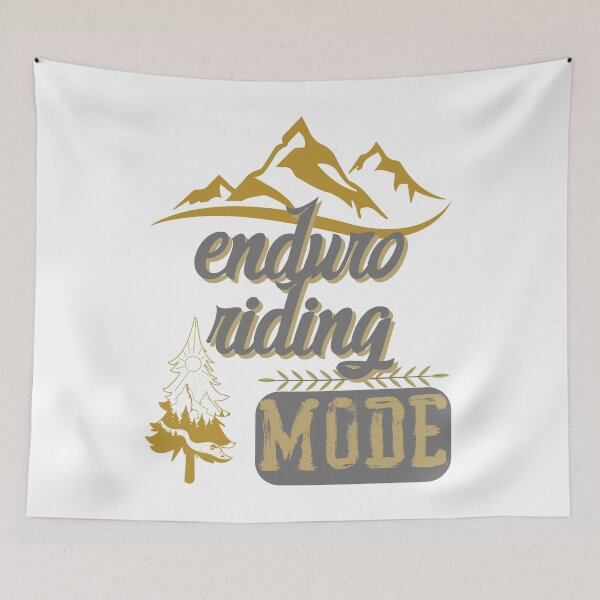 Item preview, enduro riding mode, forest river sun inside tree pine designed and sold by movie-popcorn.