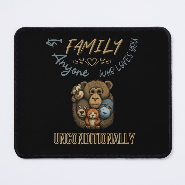 Item preview, Family Is Anyone Who Loves You Unconditionally designed and sold by Cr4ftyCreations.
