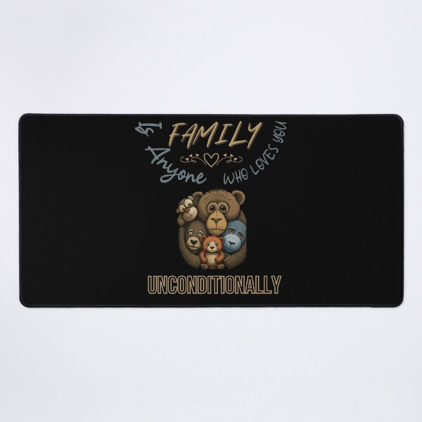 Item preview, Family Is Anyone Who Loves You Unconditionally designed and sold by Cr4ftyCreations.