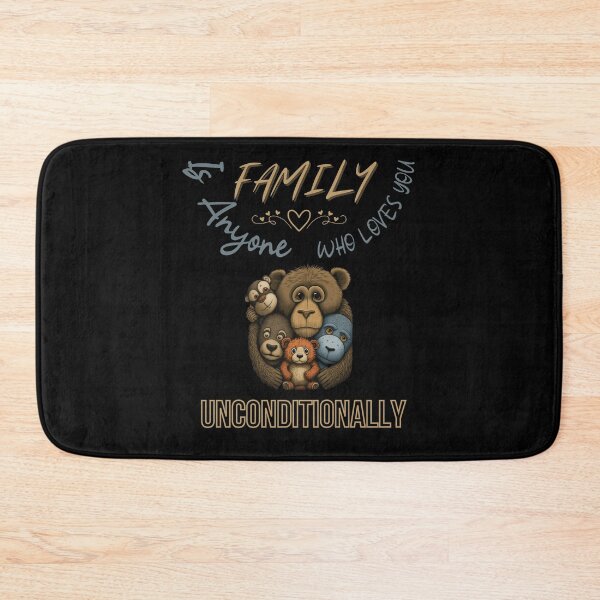 Item preview, Family Is Anyone Who Loves You Unconditionally designed and sold by Cr4ftyCreations.
