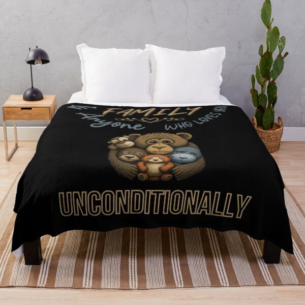 Item preview, Family Is Anyone Who Loves You Unconditionally designed and sold by Cr4ftyCreations.