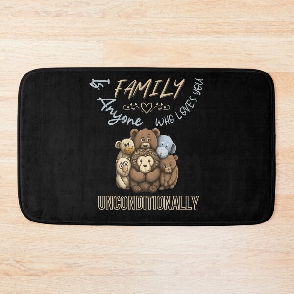 Item preview, Family Is Anyone Who Loves You Unconditionally designed and sold by Cr4ftyCreations.