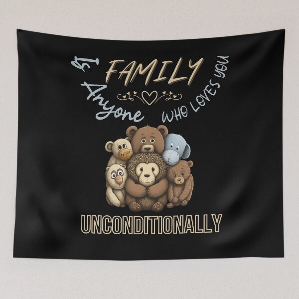 Item preview, Family Is Anyone Who Loves You Unconditionally designed and sold by Cr4ftyCreations.