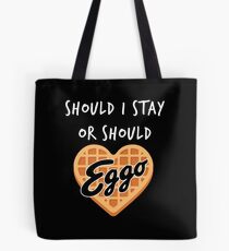 Fremde Dinge Eggo Waffeln Parodie Tote Bag