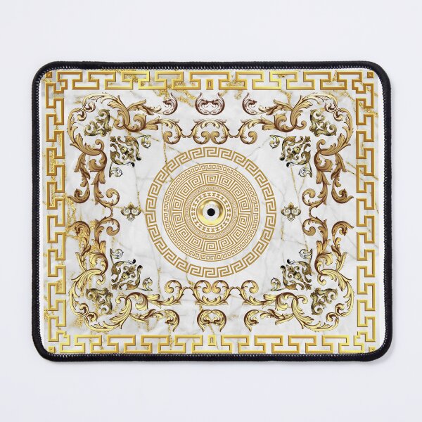 Item preview, Marble White Gold Greek Key Yanni Collection designed and sold by Yiorgos Designs.