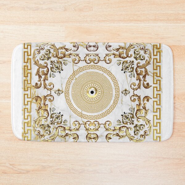Item preview, Marble White Gold Greek Key Yanni Collection designed and sold by Yiorgos Designs.