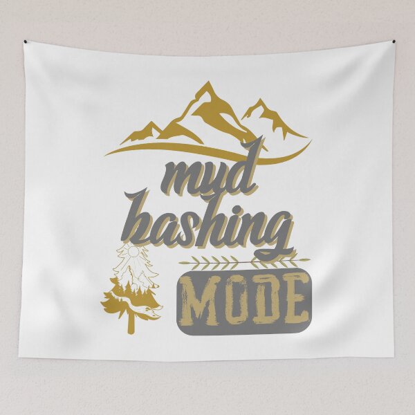Item preview, mud bashing mode, forest river sun inside tree pine designed and sold by movie-popcorn.